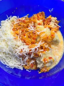 Amestec tarta cu dovlecei